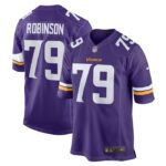 Tyrese Robinson Minnesota Vikings Nike Team Game Jersey -  Purple- 49Native