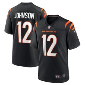 Tyron Johnson Cincinnati Bengals Nike Home Game Player Jersey - Black- 49Native