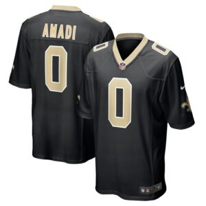 Ugo Amadi New Orleans Saints Nike Team Game Jersey -  Black- 49Native