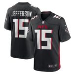 Van Jefferson Atlanta Falcons Nike  Game Jersey -  Black- 49Native