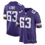 Vederian Lowe Minnesota Vikings Nike Game Player Jersey - Purple- 49Native