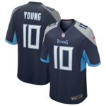 Vince Young Tennessee Titans Nike Game Retired Player Jersey - Navy- 49Native
