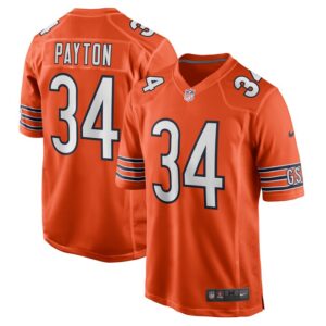 Walter Payton Chicago Bears Nike Retired Player Jersey - Orange- 49Native