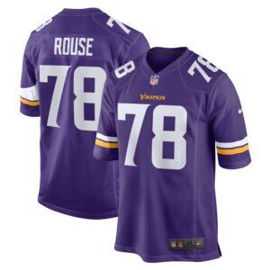 Walter Rouse Minnesota Vikings Nike Game Jersey -  Purple- 49Native