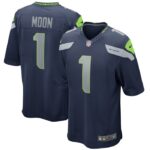 Warren Moon Seattle Seahawks Nike Game Retired Player Jersey - College Navy- 49Native