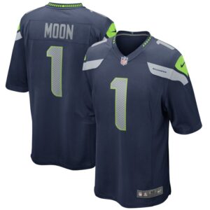 Warren Moon Seattle Seahawks Nike Game Retired Player Jersey - College Navy- 49Native