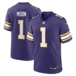 Warren Moon Minnesota Vikings Nike Classic Retired Player Game Jersey - Purple- 49Native