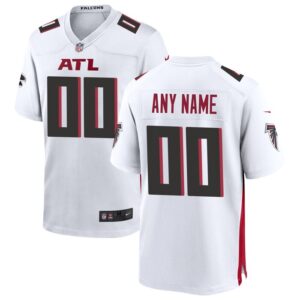 Atlanta Falcons Nike Custom Game Jersey - White- 49Native