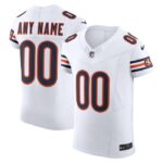 Chicago Bears Nike  Vapor F.U.S.E. Elite Custom Jersey - White- 49Native