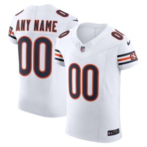 Chicago Bears Nike  Vapor F.U.S.E. Elite Custom Jersey - White- 49Native