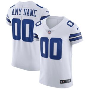 Dallas Cowboys Nike Vapor Elite Custom Jersey - White- 49Native
