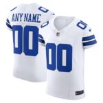 Dallas Cowboys Nike Vapor F.U.S.E. Elite Custom Jersey - White- 49Native