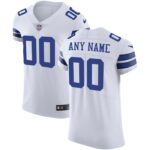 Dallas Cowboys Nike Vapor Untouchable Custom Elite Jersey - White- 49Native