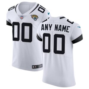 Jacksonville Jaguars Nike Vapor Untouchable Elite Custom Jersey - White- 49Native