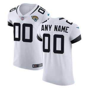 Jacksonville Jaguars Nike Vapor Untouchable Elite Custom Jersey - White- 49Native