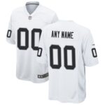 Las Vegas Raiders Nike Custom Game Jersey - White- 49Native