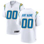 Los Angeles Chargers Nike Custom Game Jersey - White- 49Native