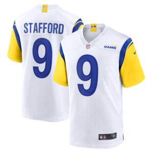 Matthew Stafford Los Angeles Rams Nike Alternate Game Jersey - White- 49Native