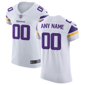 Minnesota Vikings Nike Vapor Untouchable Elite Custom Jersey - White- 49Native