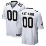 New Orleans Saints Nike 2018 Custom Game Jersey - White- 49Native