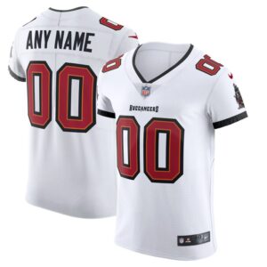 Tampa Bay Buccaneers Nike Vapor Elite Custom Jersey - White- 49Native