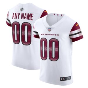 Washington Commanders Nike Vapor Untouchable Elite Custom Jersey - White- 49Native