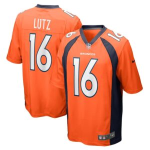 Wil Lutz Denver Broncos Nike  Game Jersey -  Orange- 49Native