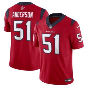 Will Anderson Jr. Houston Texans Nike  Vapor F.U.S.E. Limited Jersey - Red- 49Native