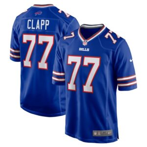 Will Clapp Buffalo Bills Nike  Game Jersey -  Royal- 49Native