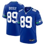 Will Dissly Seattle Seahawks Nike Throwback Player Game Jersey - Royal- 49Native