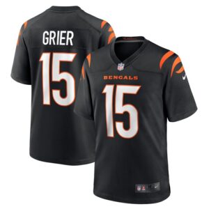 Will Grier Cincinnati Bengals Nike Team Game Jersey -  Black- 49Native