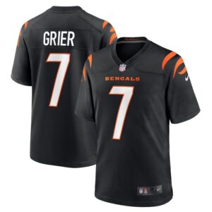 Will Grier Cincinnati Bengals Nike Team Game Jersey -  Black- 49Native
