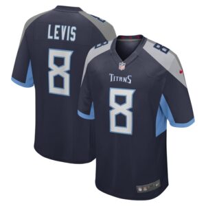 Will Levis Tennessee Titans Nike 2023 NFL Draft Pick Game Jersey - Navy- 49Native