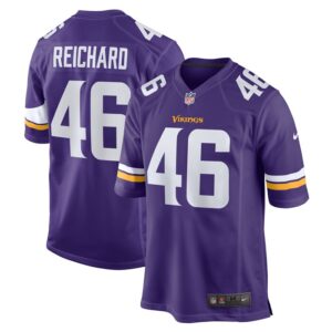 Will Reichard Minnesota Vikings Nike Game Jersey -  Purple- 49Native
