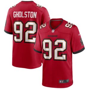 William Gholston Tampa Bay Buccaneers Nike Game Jersey - Red- 49Native