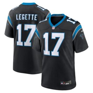 Xavier Legette Carolina Panthers Nike 2024 NFL First Round Pick Game Player Jersey - Black- 49Native