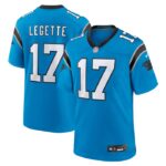 Xavier Legette Carolina Panthers Nike Alternate Game Jersey -  Blue- 49Native
