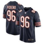Zacch Pickens Chicago Bears Nike Team Game Jersey - Navy- 49Native