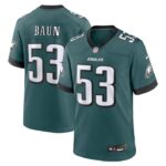 Zach Baun Philadelphia Eagles Nike  Game Jersey - Midnight Green- 49Native