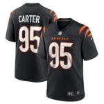Zach Carter Cincinnati Bengals Nike Game Player Jersey - Black- 49Native
