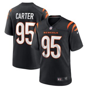 Zach Carter Cincinnati Bengals Nike Game Player Jersey - Black- 49Native