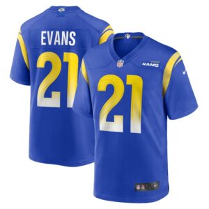 Zach Evans Los Angeles Rams Nike Home Game Jersey - Royal- 49Native