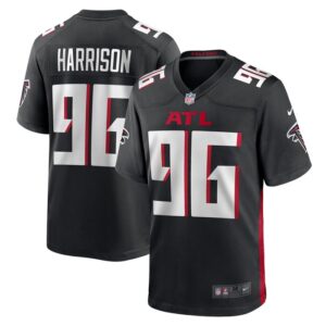 Zach Harrison Atlanta Falcons Nike Team Game Jersey -  Black- 49Native
