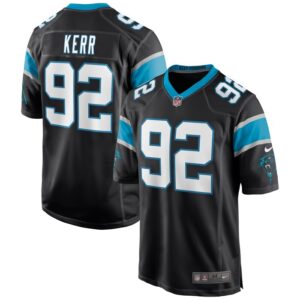 Zach Kerr Carolina Panthers Nike Game Jersey - Black- 49Native