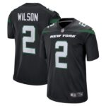 Zach Wilson New York Jets Nike Alternate Game Jersey - Black- 49Native