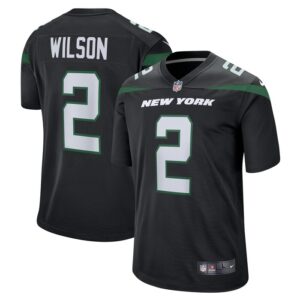 Zach Wilson New York Jets Nike Alternate Game Jersey - Black- 49Native