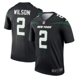 Zach Wilson New York Jets Nike Legend Jersey - Black- 49Native