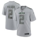 Zach Wilson New York Jets Nike Atmosphere Fashion Game Jersey - Gray- 49Native