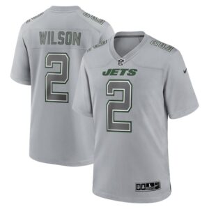 Zach Wilson New York Jets Nike Atmosphere Fashion Game Jersey - Gray- 49Native