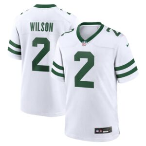 Zach Wilson New York Jets Nike Game Jersey - Legacy White- 49Native